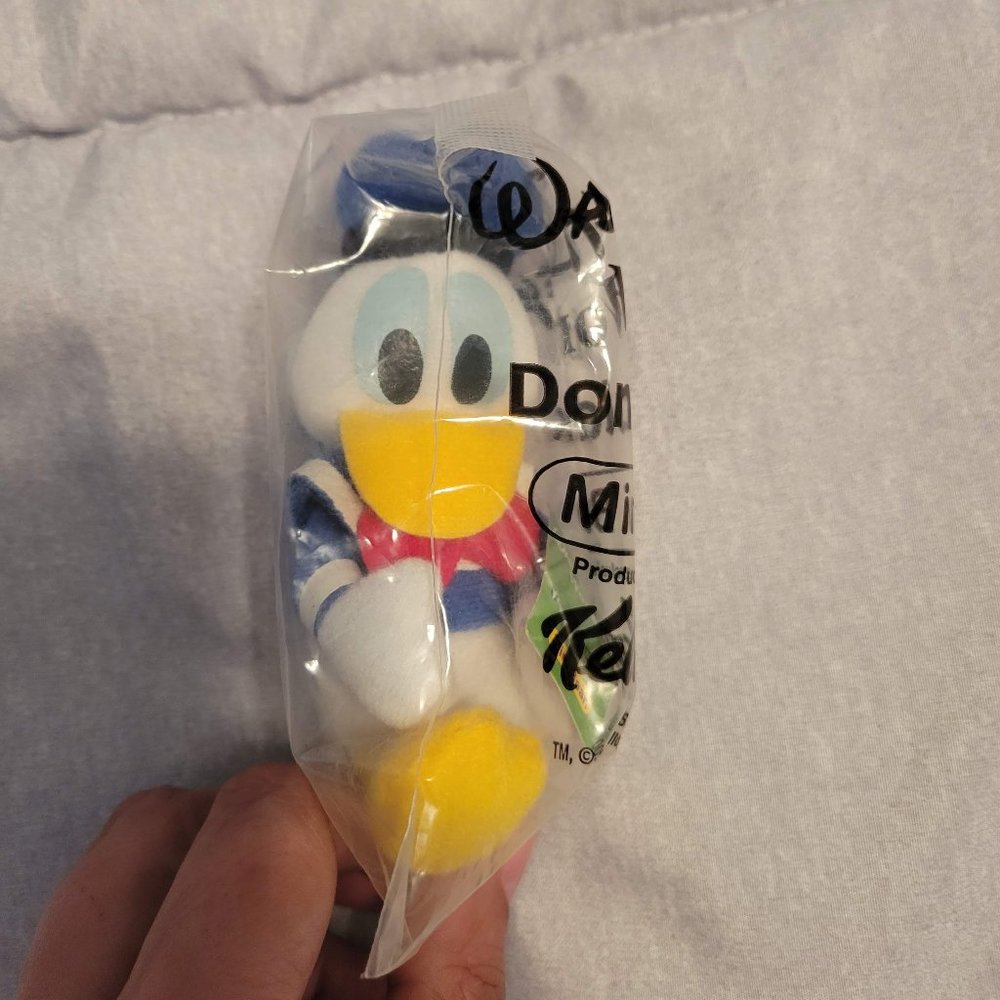 Walt Disney World Donald Duck Mini Bean - Kellogs - Vintage NIB